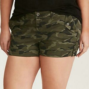 Brand new Torrid camo  military shorts